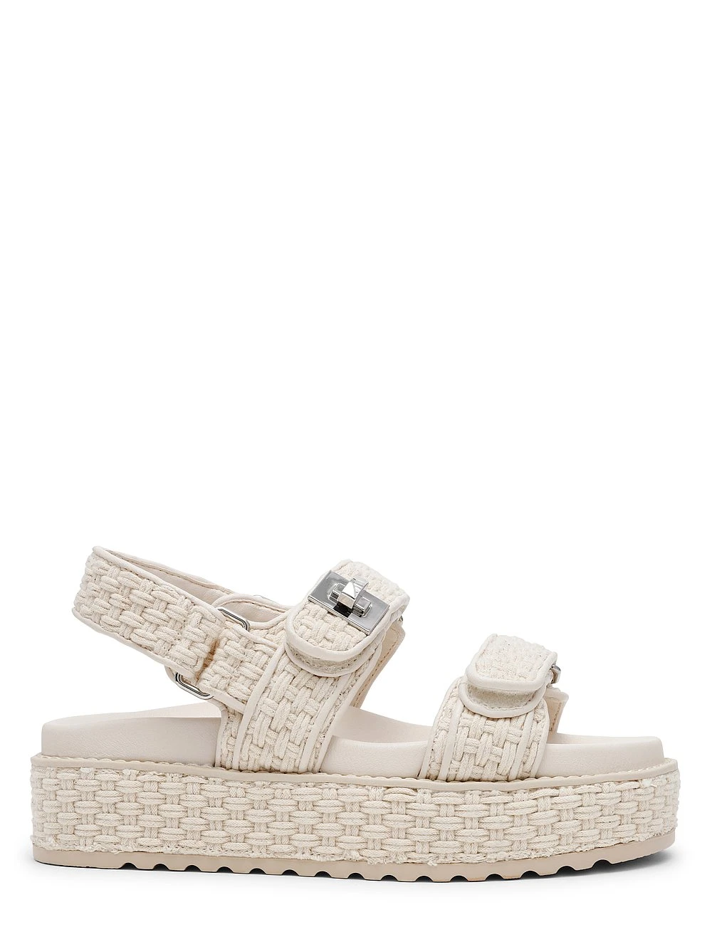 Steve Madden Bigmona Quilted Flatform Sandals 1 Steve Madden Bigmona Quilted Flatform Sandals