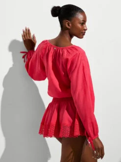 Beachwear Linen Lace-Trim Dress -Underwear Promotional Store 112622682OFP OM B