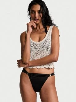 Beachwear Crochet Cropped Tank Top -Underwear Promotional Store 1126227868H0 OM F
