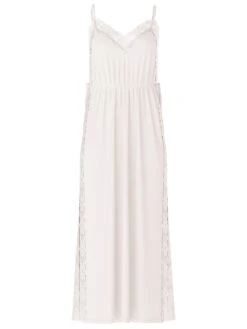 Victoria's Secret Ribbed Modal Lace-Trim Long Slip Dress -Underwear Promotional Store 1126263434Y5 OF F