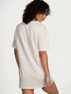 Victoria's Secret 100% Cotton Oversize Pocket Sleep Tee -Underwear Promotional Store 112626392TR6 OM B