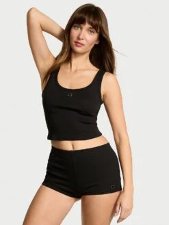 Victoria's Secret 100% Cotton Tank & Shorts Pajama Set -Underwear Promotional Store 1126264054A2 OM F