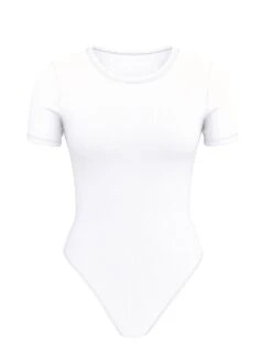 Victoria's Secret Pointelle Modal Short-Sleeve Bodysuit -Underwear Promotional Store 1126274095D1 OF F