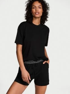 Victoria's Secret 100% Cotton Short Pajama Set -Underwear Promotional Store 1126274554A2 OM F