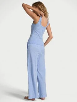 Victoria's Secret 100% Cotton Tank & Pants Pajama Set -Underwear Promotional Store 1126274873RP OM B