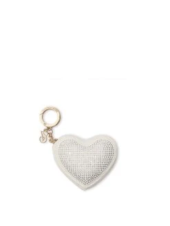 Victoria's Secret Heart Shine Pouch Keychain