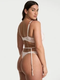 Peony Embroidery Garter Belt -Underwear Promotional Store 1126474575RG OM B