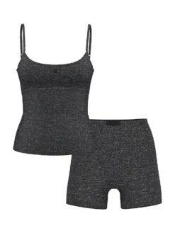 Victoria's Secret Ribbed Modal Cami & Shorts Set -Underwear Promotional Store 112649041NG2 OF F