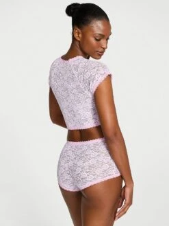 Victoria's Secret Tease Lacie Tee & Shorts Set -Underwear Promotional Store 112650567BKD OM B