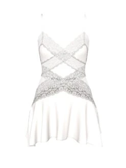 Dare To Dream Lace & Satin Flounce Slip -Underwear Promotional Store 1126507134Y5 OF F