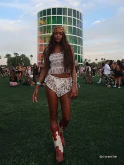 Victoria's Secret Dare To Dream Lace Sheer Cami & Flutter Short Set -Underwear Promotional Store 1126507234Y5 alt