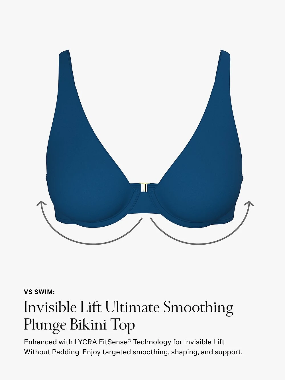 Invisible Lift Smoothing Plunge Bikini Top 4 Invisible Lift Smoothing Plunge Bikini Top - Image 4