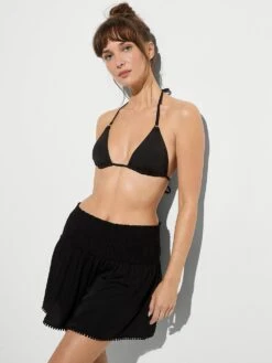 Beachwear Ruffled Mini Skirt