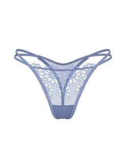 Eyelet Mesh Strappy String Thong Panty -Underwear Promotional Store 1126535821M6 OF F