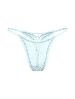 Eyelet Mesh Strappy String Thong Panty -Underwear Promotional Store 1126535926M1 OF F