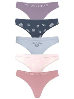 Victoria's Secret 5-Pack Seamless Thong Panties -Underwear Promotional Store 112654294YXY OF F