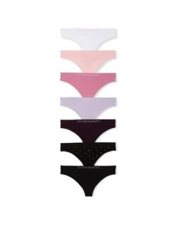 Victoria's Secret 5-Pack Seamless Thong Panties -Underwear Promotional Store 112654324YXY OF F