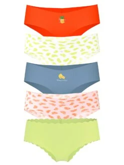 Victoria's Secret 5-Pack No-Show Cheeky Panties -Underwear Promotional Store 112654344YXY OF F