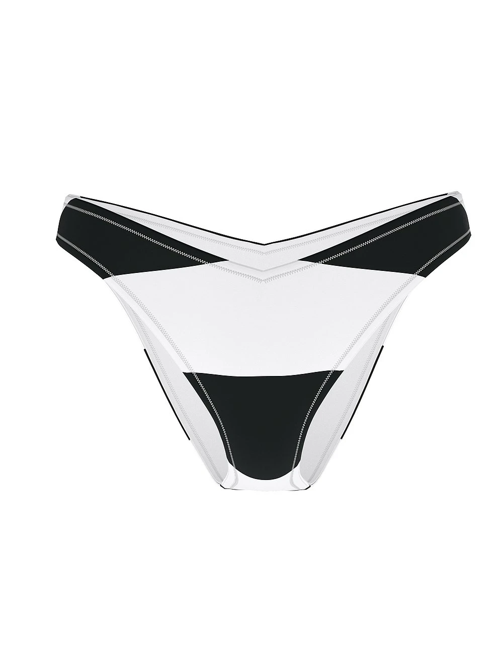 Graphic Stripe Scuba Brazilian Bikini Bottom 3 Graphic Stripe Scuba Brazilian Bikini Bottom - Image 3