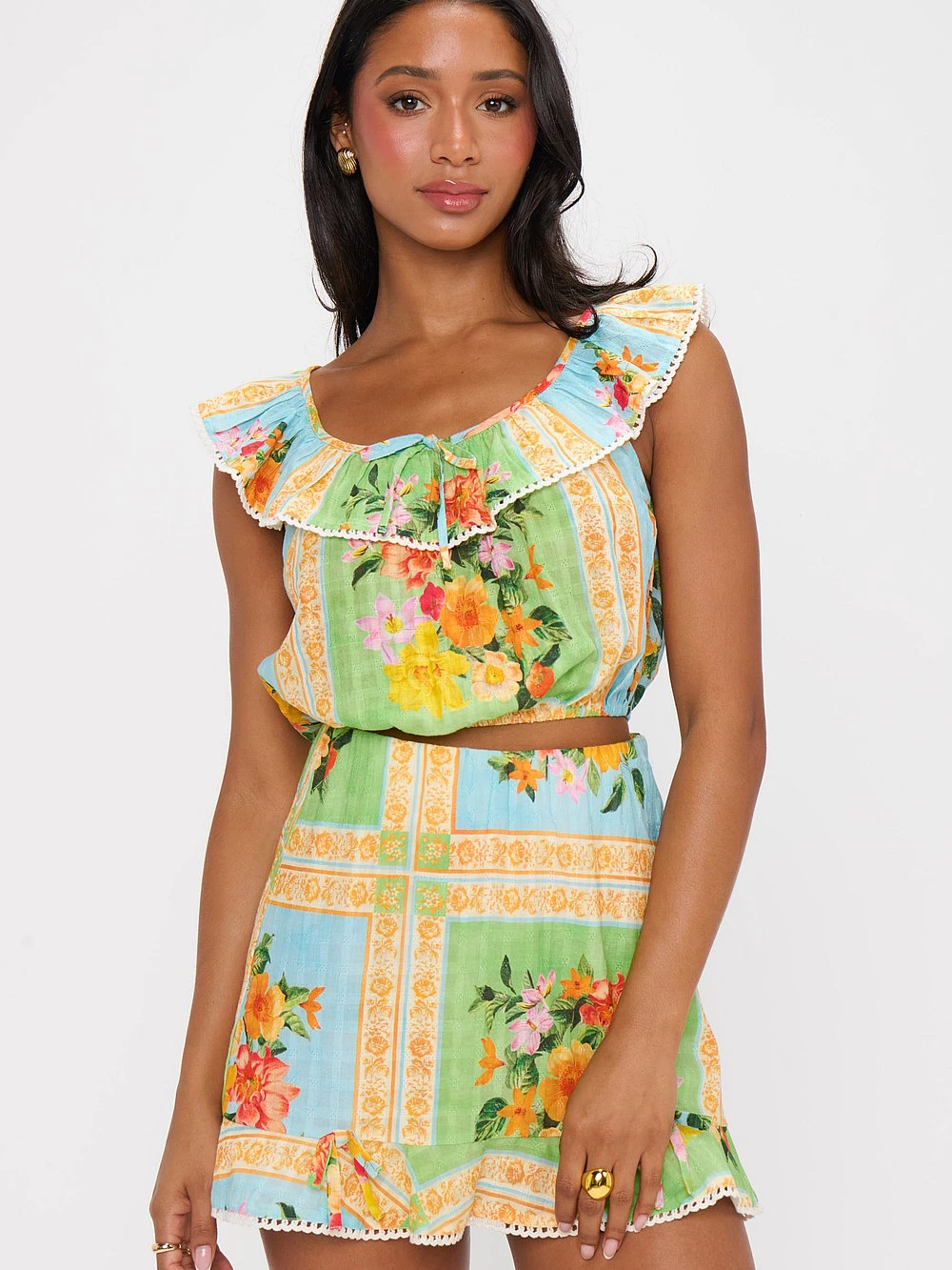 Show Me Your Mumu All Night Ruffle Skort 2 Show Me Your Mumu All Night Ruffle Skort - Image 2