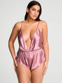 Victoria's Secret Satin Flutter Romper 15 Victoria's Secret Satin Flutter Romper -Underwear Promotional Store 112678234SHM OM F
