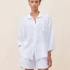 Ashley Textured Cotton Boxer Pajama Set
