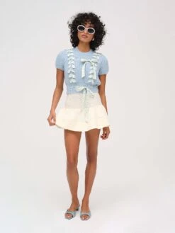 Rosie Ribbon Knit Top -Underwear Promotional Store 1126806982L1 OF DET