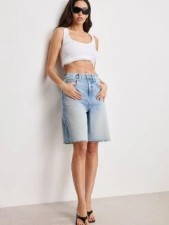 GOOD AMERICAN Good Standard Bermuda Shorts