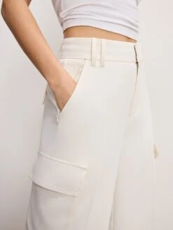 GOOD AMERICAN Luxe Suiting Cargo Trousers -Underwear Promotional Store 1126887332Y0 OF F