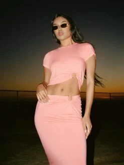 GOOD AMERICAN Stretch Jersey Top -Underwear Promotional Store 1126888672S1 OF DET