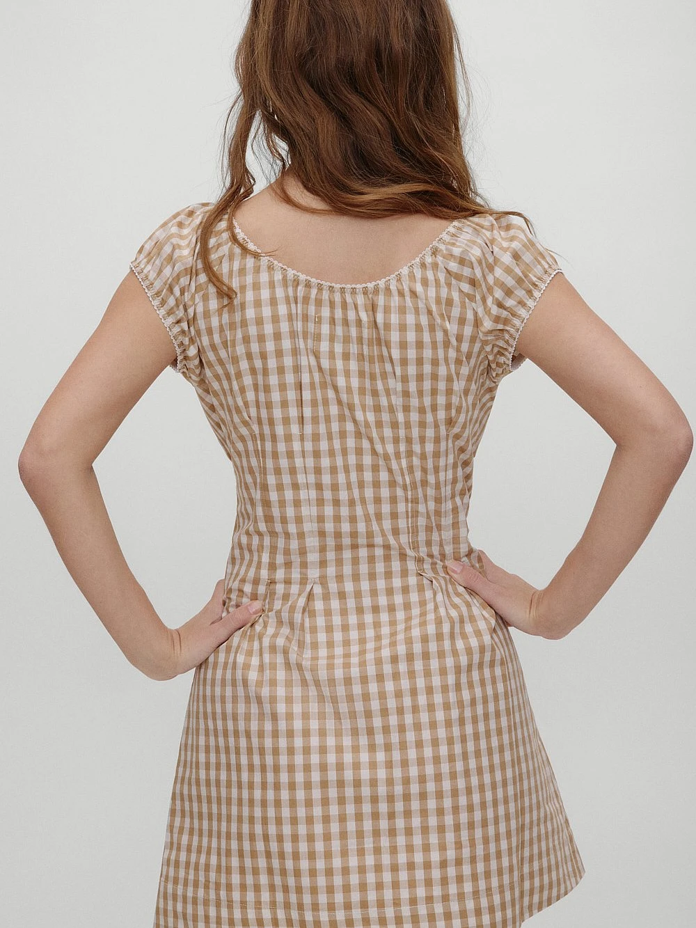 Frankies Bikinis Mustang Poplin Mini Dress 2 Frankies Bikinis Mustang Poplin Mini Dress - Image 2