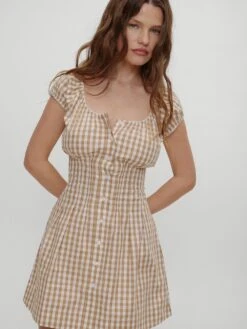 Frankies Bikinis Mustang Poplin Mini Dress