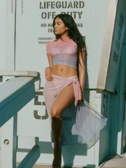 GOOD AMERICAN Mesh Sarong 11 GOOD AMERICAN Mesh Sarong -Underwear Promotional Store 1126956992O0 OF DET