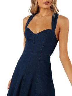 Everly Crossback Midi Dress -Underwear Promotional Store 1126986082L2 OF DET