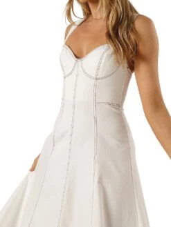 Everly Crossback Midi Dress -Underwear Promotional Store 1126986092D1 OF DET