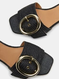 Steve Madden Seacrest Buckle Heel -Underwear Promotional Store 1127051250A8 OF DET