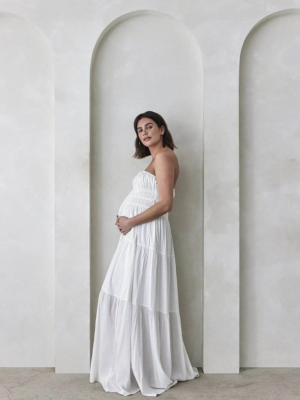 Shirred Strapless Dress 2 Shirred Strapless Dress - Image 2