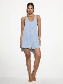Spiritual Gangster Hacienda Chambray Romper
