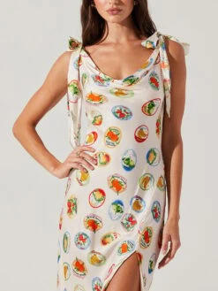 Allexina Print Dress -Underwear Promotional Store 11270629A541 OF F