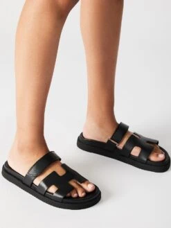 Steve Madden Mayven Leather Sandals -Underwear Promotional Store 1127321650A8 OM B