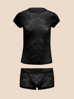 Yoko Lace Lounge Set -Underwear Promotional Store 1127636454A2 OF DET